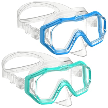 W WSTOO Swim Goggles with Nose Cover Anti-Leak Anti-Fog for Adults Youth Snorkeling Swimming
