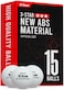 Ping Pong Balls 15 Pack   3 Star White (Size 40+) Table Tennis Ball Set   High-Performance Durable ABS Training Balls for Indoor/Outdoor Racket Games, Competitions