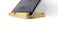 RoussoUSA Desktop Stand for Tablet: Natural Wood iPad Kindle Phone Holder with Two Angle Slots