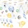 Juweked 3Pcs Space Tablecloth Plastic First Trip Around The Sun Tablecloth Rectangle Astronaut Table Cloth Space Theme Table Decorations Outer Space Table Cloth Rocket Tablecloth Space Party Decor