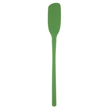 Tovolo Flex-Core All-Silicone Flexible Edge Blender Spatula With Extra-Long Handle, Angled Head Reaches Below Blades, Silicone Spatula for Smoothies &amp; Blended Cocktails