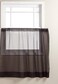 Stylemaster Elegance Sheer Voile Panel, 60" x 45", Onyx