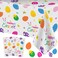 2 Pieces Happy Easter Tablecloth, Rectangle Plastic Easter Bunny Eggs Table Cloth, Disposable Waterproof Easter Table Cover for Easter Day Table Decorations and Party Supplies Decor, 54&acirc;&euro; x 108&acirc;&euro;