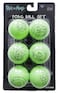 Silver Buffalo Rick and Morty Pong Ball Set &acirc;&euro;&ldquo; Neon Green 6 Ball Set., Standard Size