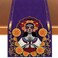 Linen Day of The Dead Table Runner Dia De Los Muertos Tablecloth Sugar Skull Marigold Mexican Fiesta Party Decoration and Supplies for Home Kitchen Table-13&Atilde;&mdash;72''