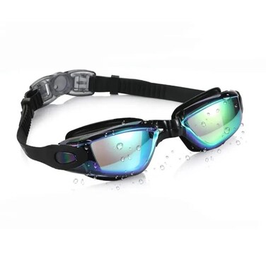 ISMMIK Swimming Goggles for Adult Men Women and children, Quick Adustable. Non Leaking goggles with mirroed lenses