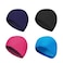 SUNTRADE 4-Pack Man Women Pure Color Nylon Spandex Fabric Swim Cap Swimming Cap Bathing Cap
