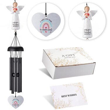 Teacher Appreciation Gifts-Teacher Gifts for Women-Back to School Gift,End of The Year Teacher Gift,Thank You/Christmas/Birthday Gifts for Teachers-Best Wind Chimes Teacher Gifts Ideas for Women