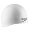 Speedo Unisex-Adult Swim Cap Silicone Aqua V, White Flat, Medium