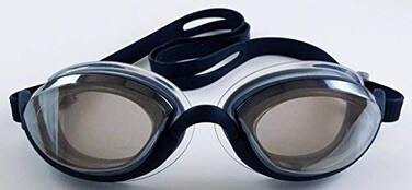 Snake &amp; Pig Basilisk Swimming Goggles, Comfortable Fit for Adult Men Women Youth Kids Children (Black with clear metallized lens)