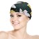 Lily Flower Swim Cap Women Waterproof Bathing Cap Comfy Swimming Hat for Long and Short Hair