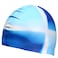 Dreamslink Swim Cap, Comfortable Solid Silicone Swim Caps Fit for Long Hair and Short Hair, Swimming Cap for Men Women Adult Youths (Sky Blue)