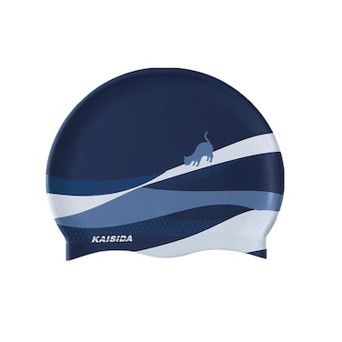 KAISIDA Silicone Swimming Cap, Large Swim Caps Comfortable Bathing Cap to Keep Your Hair Dry Fit for Men &amp; Women Adult Youth