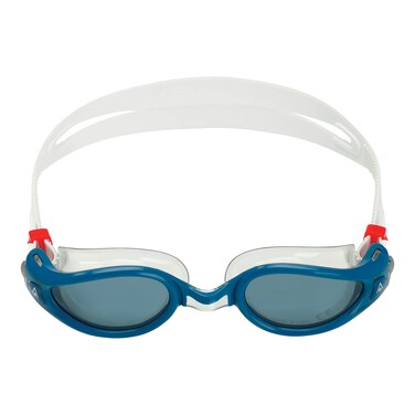 Aquasphere Kaiman EXO Unisex Adult Swimming Goggles - Stability &amp; Comfort, Perfect for the Active Everyday Swimmer   Smoke Lens, Petroleum/Transparent Frame
