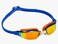 Phelps XCEED Titanium Mirrored Competition Swim Goggles, Limited Edition, Blue/Orange