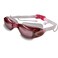 FLUGGER Swim Goggles,No Leaking Anti Fog UV Full Protection with Earplugs,Wide View Anti Fog&amp;UV Swimming Goggles &iuml;&frac14;&OElig;Swim Pool Goggles for Adult Men Women Youth&iuml;&frac14;&OElig;Red