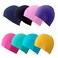 Snadulor 8 Pcs Swim Cap Adult,Swimming Cap Non-Waterproof Cloth Swim Cap Bathing Caps for Adult Men Women with Short Long Hair,Random Color.