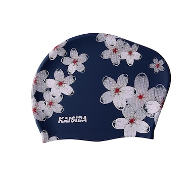 KAISIDA Womens Silicone Swim Cap for Long Hair, Ergonomic Design&iuml;&frac14;&OElig; High Elasticity Thick Silicone Swimming Caps for Women Kids Men Adults Boys Girls