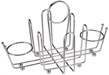 Winco Salt/Pepper and Sugar Packet Holder, Chrome Plated Medium