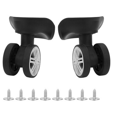 Luggage Replacement Wheels,plplaaoo 1Pair Suitcase Wheels Universal Wheel,Mute Connected Wheels, Suitcase Luggage Carrier Wheel for Replacement Luggage Wheels Wear Silent Draw bar Box, replacemen