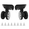 Luggage Replacement Wheels,plplaaoo 1Pair Suitcase Wheels Universal Wheel,Mute Connected Wheels, Suitcase Luggage Carrier Wheel for Replacement Luggage Wheels Wear Silent Draw bar Box, replacemen