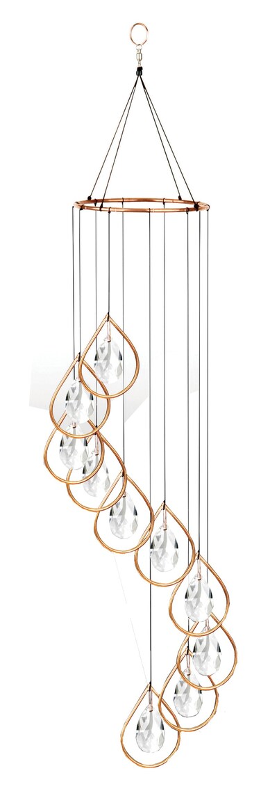 Red Carpet Studios 11027 Spiral Tunes Wind Chime, Copper