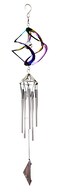 Red Carpet Studios 10109 Cosmix Spinner Wind Chime, 25.5-Inches, Iridescent