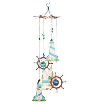 Sunset Vista Designs Kathy Hatch Sailing Collection Wind Chime, 24