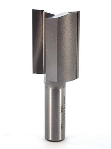 WHITESIDE MACHINE #1096 CARBIDE-TIP 2 FLUTE STRAIGHT ROUTER BIT 1-1/8 DIA X 1-1/2" CL X 1/2" SHANK