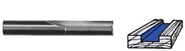 Whiteside Router Bits SC21 Standard Straight Bit with Solid Carbide 1/4-Inch Cutting Diameter and 1-Inch Cutting Length