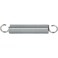 Prime-Line SP 9600 Extension Spring, Spring Steel Construction, Nickel-Plated Finish, 0.035 GA x 1/4 In. x 1-1/2 In., Single Loop Open, (2 Pack)