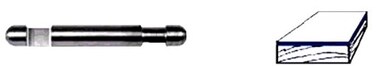 Whiteside Router Bits SC28A Flush Trim Bit with Double End Solid Carbide 1/4-Inch Cutting Length