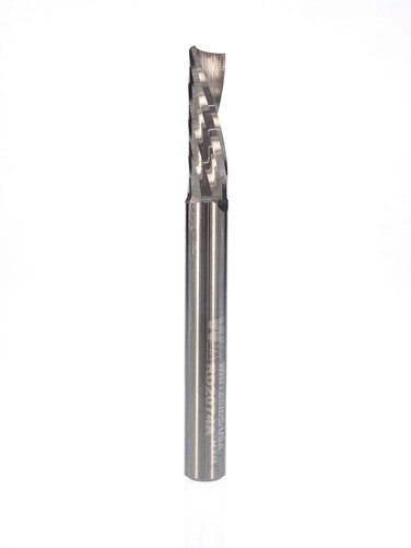 Whiteside Router Bits RD2074A Single O-Flute with Spiral Down Cut 1/4-Inch Cutting Diameter and 3/4-Inch Cutting Length