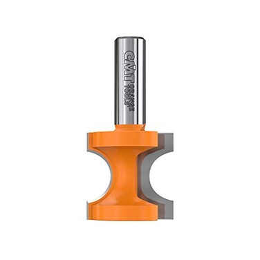 CMT 854.507.11 Bull Nose Bit, 1/2-Inch Shank, 3/8-Inch Radius, Carbide-Tipped