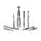 Amana Tool - AMS-152 8-PC Set, Solid Carbide Spiral, AlTiN Coated, CNC End Mill/Router B