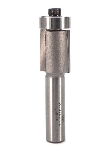 Whiteside Router Bits 2570 Down Shear Flush Trim Bit with 3/4-Inch Cutting Diameter and 1-Inch Cutting Length