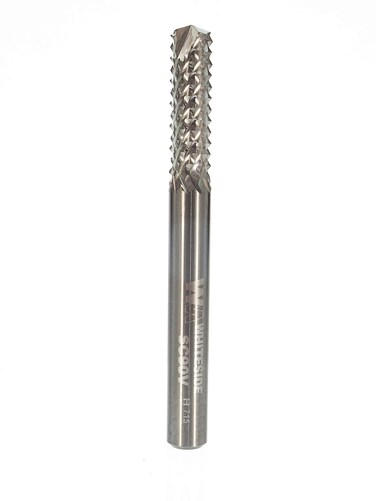 Whiteside Router Bits SC90V Solid Carbide Fiberglass Bit with 1/4-Inch Cutting Diameter and 3/4-Inch Cutting Length