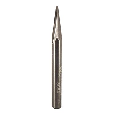 Whiteside #SC54 15&Acirc;&deg; Engraving Bit SC 1/4SH 1/16 Flat Point 2-1/2 OAL 1FL