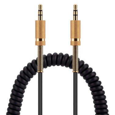 MARSHALL Replacement Audio Cable, Compatible with Woburn1/2, Major1/2/3, STOCKWELL1/2, Stanmore1/2, Kilburn1/2, Acton1/2, Tufton, Uxbridge Speakers, 3.5mm Male to Male Stereo Jack Cord, 2 Ft, Black