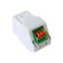 Construct Pro Keystone Jack 1/8 Inch Stereo Mini Plug (White)