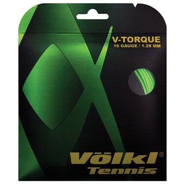 Volkl V-Torque   Tennis Racquet String   Spin &amp; Feel   Co-Polymer String (Neon Green, One Size, Set)