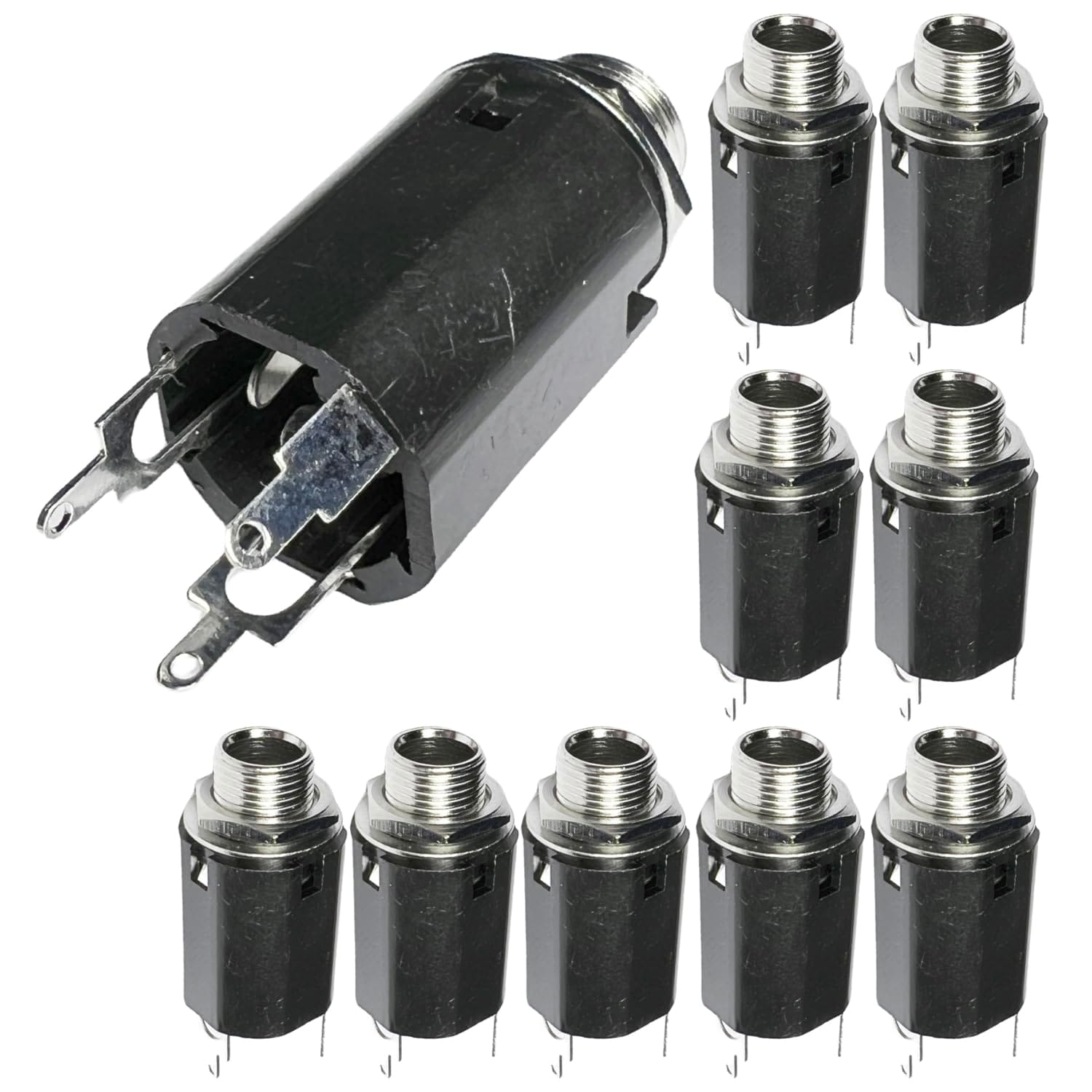 سيس Cess 1 Stereo Trs Mono Ts Audio Female Socket Connector 3.5 MM