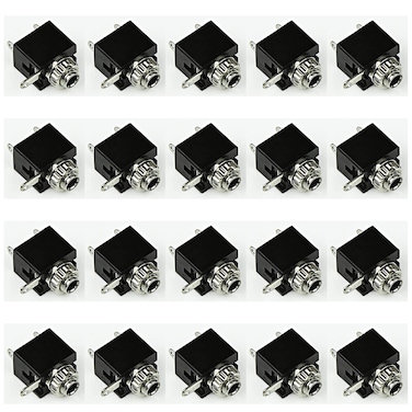 CESS 2.5mm TS Socket PCB Panel Mount for 2.5mm Audio Plug (20 Pack)