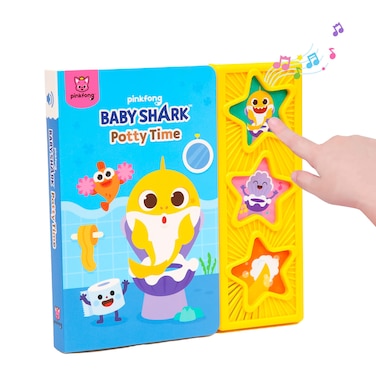 Pinkfong Baby Shark Potty Time Sound Book: Interactive Potty Training Storybook&atilde;&hellip;&pound;Baby Learning Toys l Interactive Electronic Educational Learning for Preschoolers and Toddlers 1-3