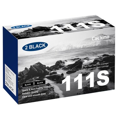 MLT-D111S Compatible M2020W Toner Cartridge Replacement for Samsung MLT-D111S 111S D111S to Use with Samsung Xpress M2020W Toner Cartridge, M2020W M2070FW M2070W M2020 M2024W Printer (2 Black)