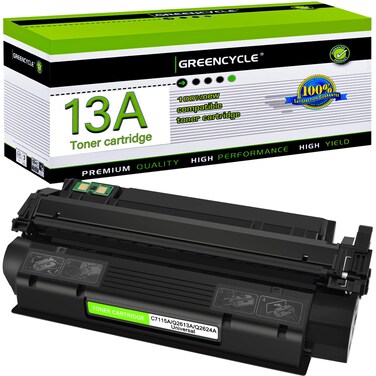 greencycle Replacement 13A Q2613A 15A C7115A Toner Cartridge Compatible for HP Laserjet 1300 Laserjet 1300n Laserjet 1300xi Printer (Black, 1-Pack)