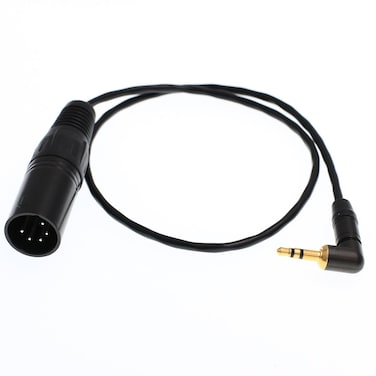DRRI 5 Pin XLR Male to 3.5mm TRS Male Jack Stereo Audio Cable for ARRI XT