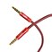 CLLIPP WIRELESS Cllippwireless Aux Cable 3.5mm 5ft Nylon Braided Premium Auxiliary Audio Cable TRS Hi-Fi Stereo Sound for Headphone, Smartphones, Speaker, Car Stereo, iPhone, iPad, iPod, Echo - Red