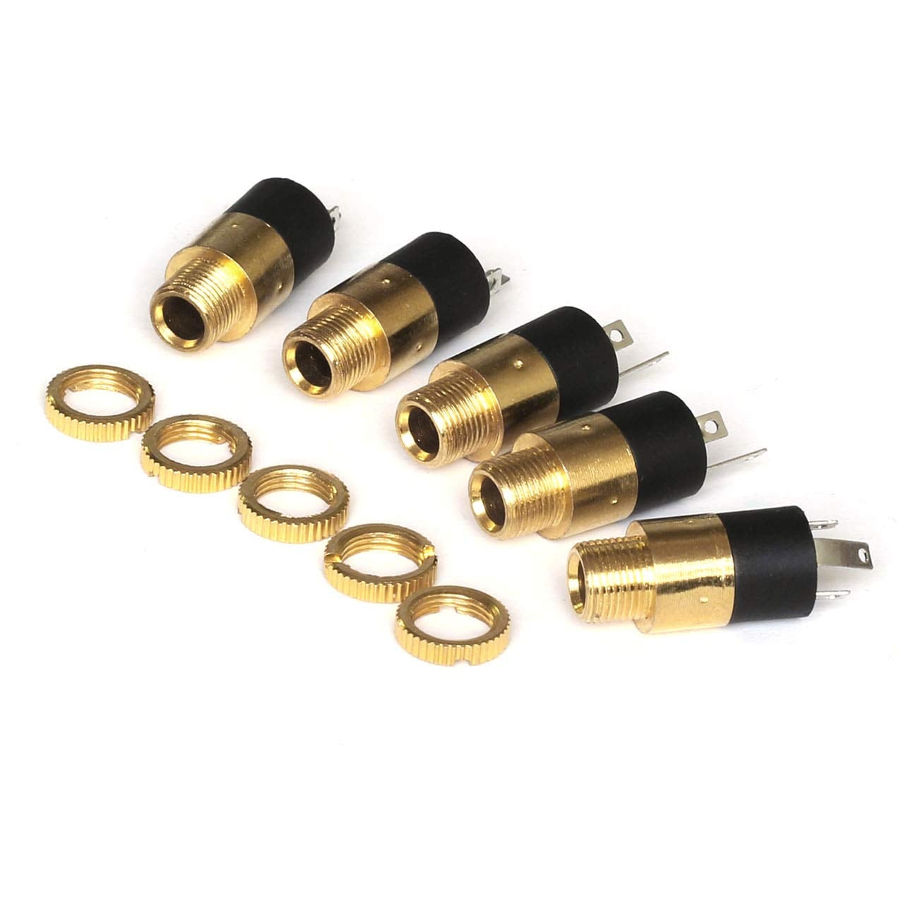 eoutstanding Eoutstanding 3 Female Stereo Panel Mount Jack Connector 3.5 MM