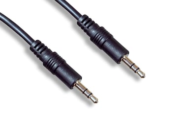 Cablelera 3.5mm Stereo Audio Cable 28AWG Audio Cable Black (ZCUUFEMM-06)